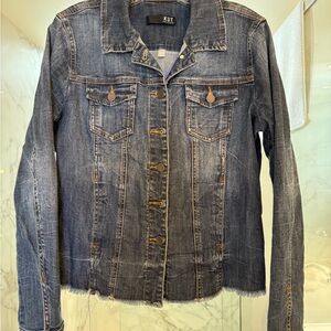 Kut from the Kloth Dark Wash Denim Jacket